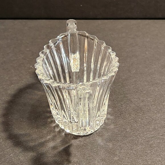 Elegant Depression Glass Heisey Ridgeleigh Creamer, Sugar, and Tray - Picture 12 of 13